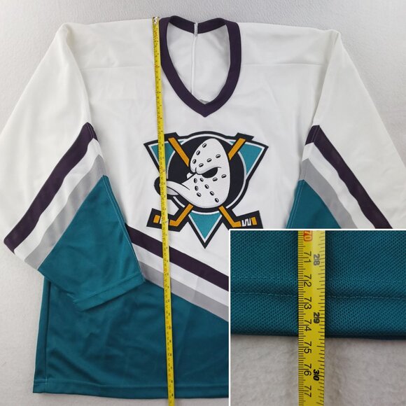 Mighty Ducks Vintage Hockey Jersey CCM 90s Men's Large - Picture 8 of 14